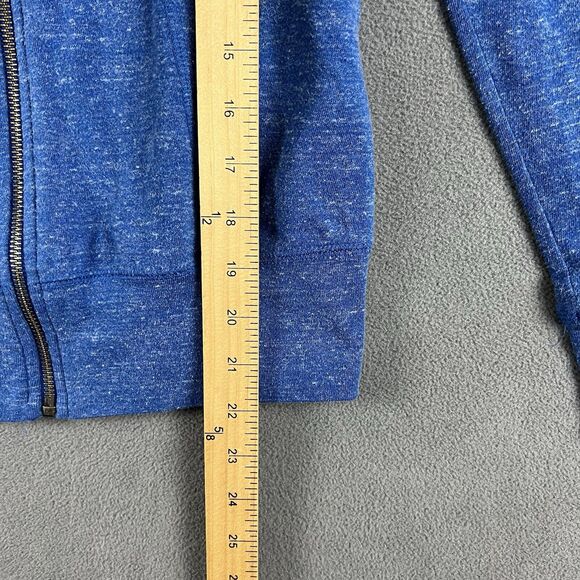 Nike Hoodie Womens Extra Small Blue NSW Gym Vintage Full Zip Sweatshirt - Picture 9 of 9